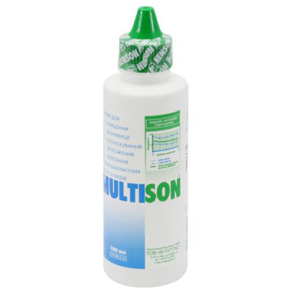 Світлина Multison (Мультисон) розчин по догляду за контактними лінзами 100мл